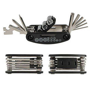 Складаний набір інструментів велосипедиста ВТВ 15в1