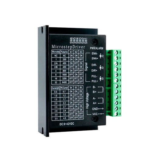 Драйвер крокового двигуна TB6600 9-42В 4А TB67, металевий корпус Без бренду