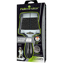 Щітка-пуходерка FURminator м'яка для котів і собак