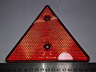 Катафот прицепа отражатель красный треугольный основа металл ФП-401 АЭА
