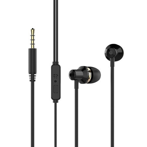 Дротові навушники WK Wired Earphone Wi90, чорні