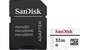 Карта пам'яті SanDisk microSDHC High Endurance 32GB class 10 SD адаптер (SDSDQQ-032G-G46A)