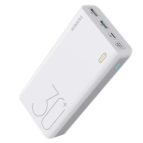 Power Bank Зовнішній акумулятор 30000мАч QC3.0 18Вт Romoss Sense 8+ Premium