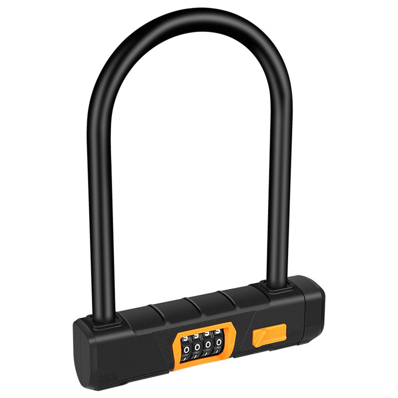Кодовий Замок для велосипеду мопеду U-Lock FEIRI 1825P+ 4-х значний код