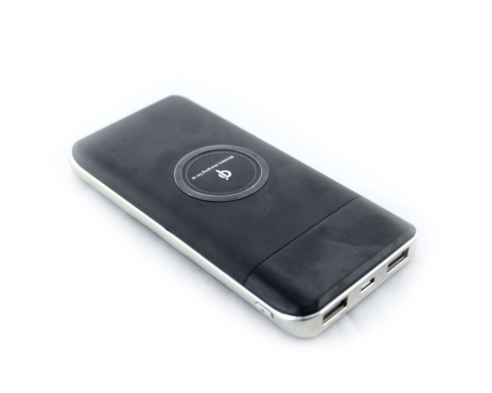 УМБ портативна бездротова зарядка Wireless Power Bank USB Type-C 27800 mAh Black