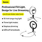 Держатель с кольцевым освещением Baseus CRZB10-A01, черный, фото 10