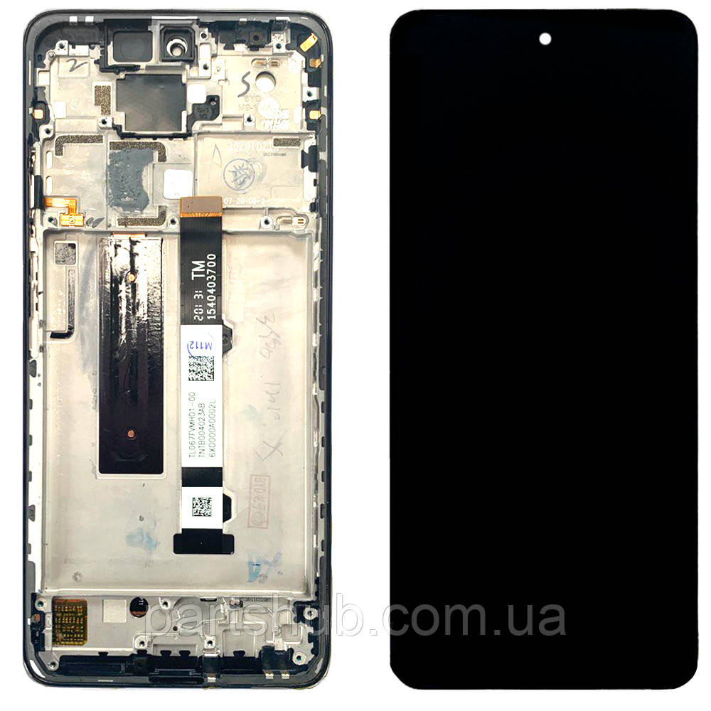 Дисплей (екран) Xiaomi Mi 10T Lite, Redmi Note 9 Pro 5G з тачскріном і рамкой (синій оригінал Китай)