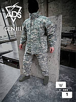 Комплект ECWCS Gen III Level 6, Розмір: M/L/XL, Колір: ACU, Paclite Paclite