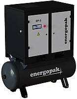 Винтовой компрессор Energopak EP 5-T500 с ресивером 500л 850 л/хв, 10 бар, 5.5 кВт