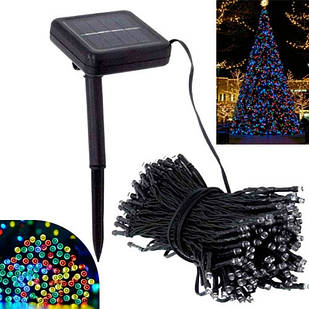 Садовий ліхтар гірлянда 22м BTB 200LED на сонячній батареї, кольоровий