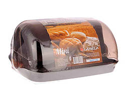 Хлібниця пластикова маленька Галицька міні 172 51 металік ТМ LAMELA