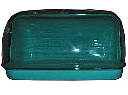 Хлібниця пластикова маленька 330*255*175мм бірюзов ТМ КОНСЕНСУС