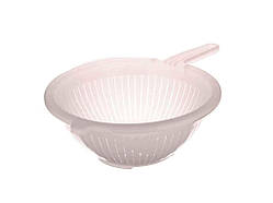 Друшляк пластиковий з ручкою d=220мм білий ТМ КОНСЕНСУС Solmir