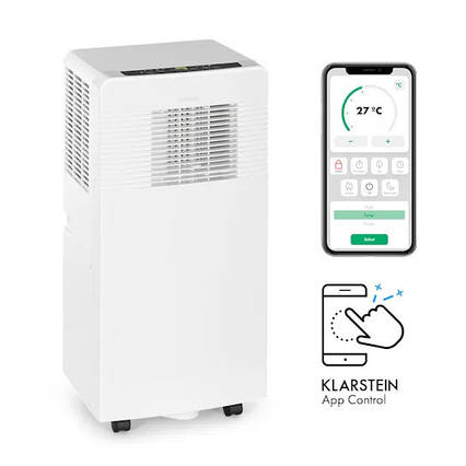 Мобільний фреоновий кондиціонер/ Осушувач повітря Klarstein Iceblock Ecosmart 7, Німеччина, фото 1