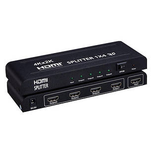 HDMI 1x4 порту спліттер, розгалужувач, комутатор