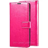 Чехол книжка для Xiaomi Redmi Note 12 Pro 5G Розовый магнит