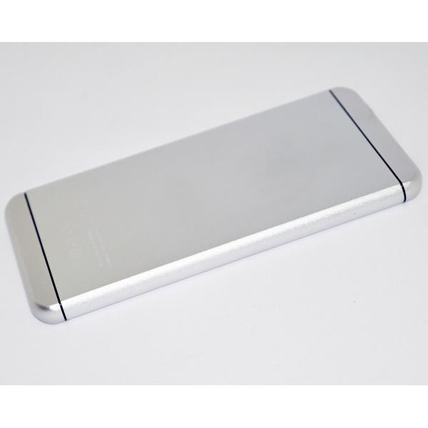 УМБ портативна зарядка Power Bank UKC M6 15000 mAh Iphone Style Silver