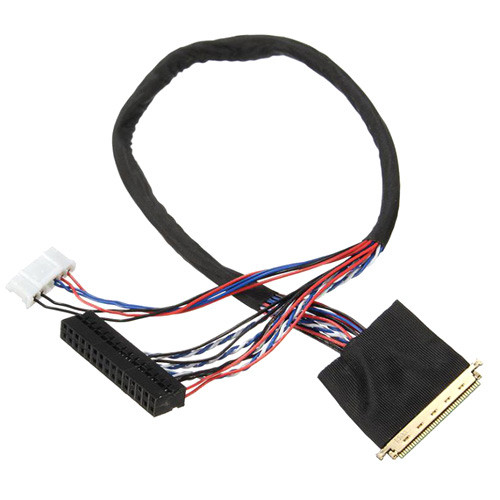Кабель шлейф LVDS I-PEX 40pin 1канал 6бит для РК матриць LP140WH1, фото 1