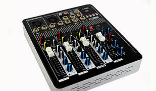 Аудіо Мікшер Mixer BT 4000 4 каналу Bluetooth
