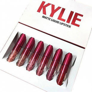 Набір рідких матових помад 6 в 1 Kylie 8626 Limited Edition