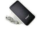 УМБ портативна зарядка Power Bank UKC M6 15000 mAh Iphone style Black, фото 3