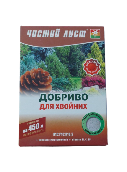 Добриво Чистий Лист для хвойних 300г, фото 1