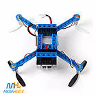Конструктор радіокерований квадрокоптер mini X-101 Blue, фото 5