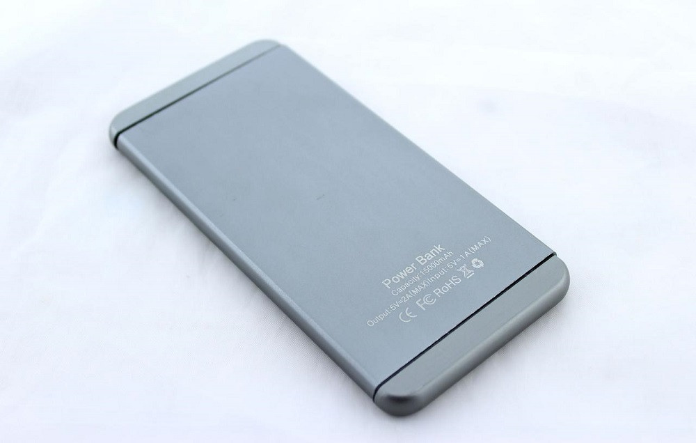 УМБ портативна зарядка Power Bank UKC M6 15000 mAh Iphone style Grey