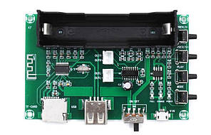 Бездротовий Bluetooth XH-A150 підсилювач PAM8403 USB+TF+18650 аккум