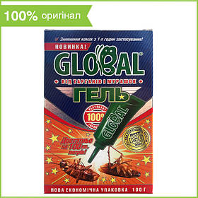 Отрута для тарганів, в т.ч. прусаків Global ("Глобал"), 100 г, шприць-гель (паста), від "Глобал-Агротрейд"