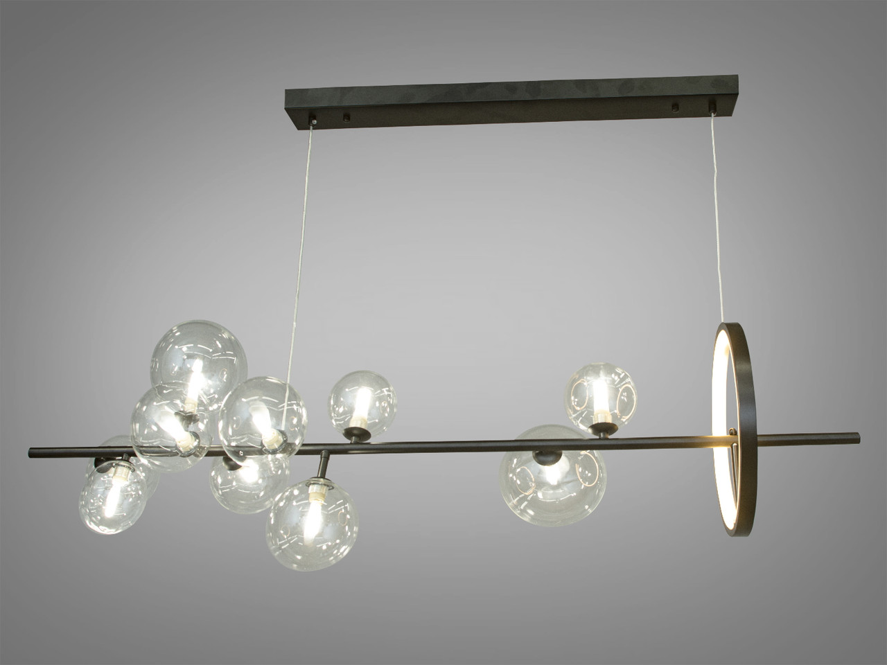 Люстра в стилі лофт YC2108L-10BK, фото 1