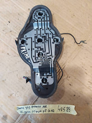 Плата ліхтаря задній лівийnissan primera p12 kombi 5d 1.8b 115km 01-07 000040589