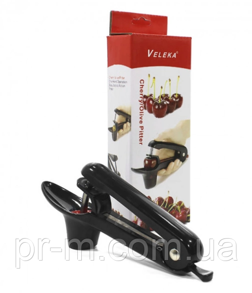 Прилад для видалення кісточок із вишні Veleka Cherry Olive Pitter Black