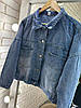 Стильна оверсайз Джинсовка, тканина "Джинс" 48, 50, 52 розмір 48, фото 7