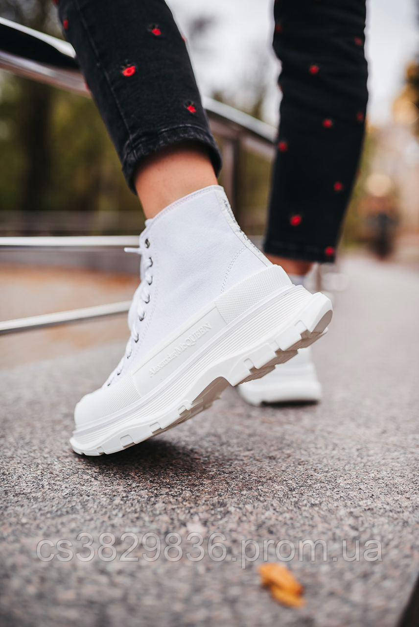 Alexander McQueen Tread Slick Full White ID 1882651538
