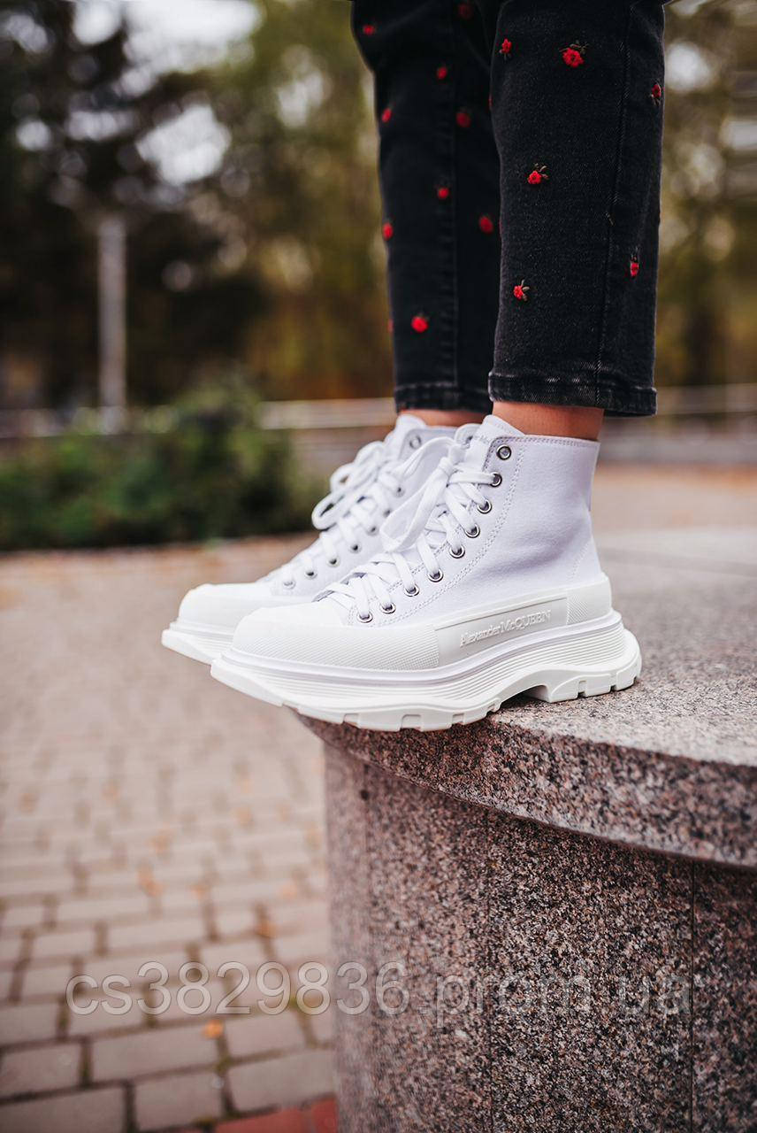 Alexander McQueen Tread Slick Full White ID 1882651538