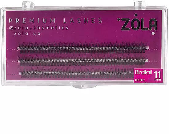 Zola Вії--пучки Birdtail (11mm)