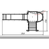 Дитячий Ігровий комплекс "Однобашенный лайт" вуличний (Гірка), фото 2
