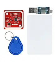 Модуль, карта и брелок RFID / NFC PN532 13,56 МГц I2C / SPI для считывания и записи данных с устройств RFID