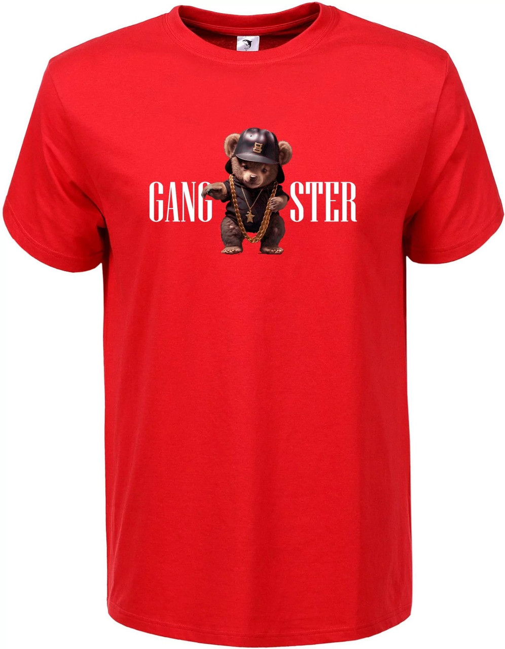 Чоловіча футболка з принтом ведмедики GANGSTER у різних кольорах, фото 1