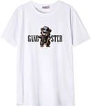 Чоловіча футболка з принтом ведмедики GANGSTER у різних кольорах, фото 2