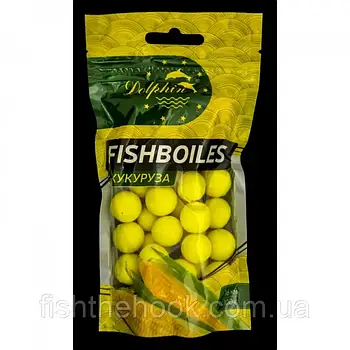 Бойли Dolphin Fishboilies 16 mm Кукурудза 100 г