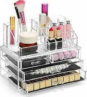 Акриловый органайзер для косметики CX-6704 Cosmetic Storage Box, прозрачный