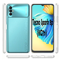 Чохол Fiji Ultra Thin для Tecno Spark 8P (KG7n) силікон бампер Transparent