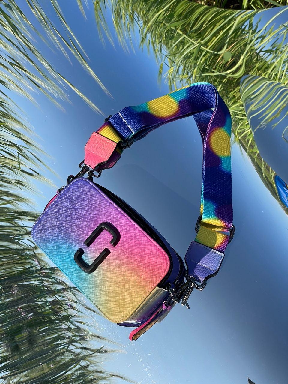 Сумка Жіноча сумка Марк Джейкобс рожева Marc Jacobs The Snapshot Airbrush, фото 1