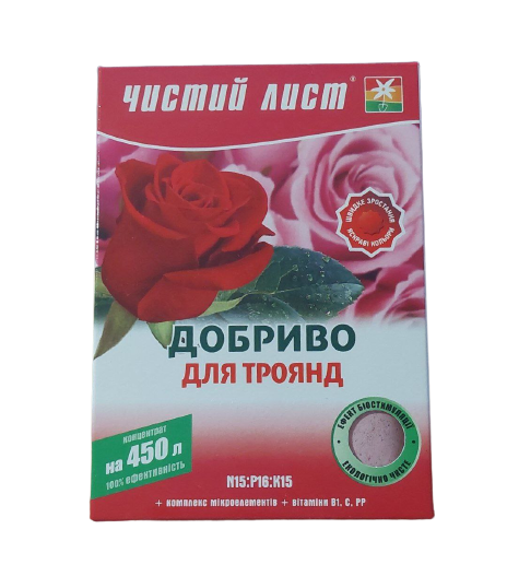 Добриво Чистий Лист добриво для Троянд 300мл, фото 1