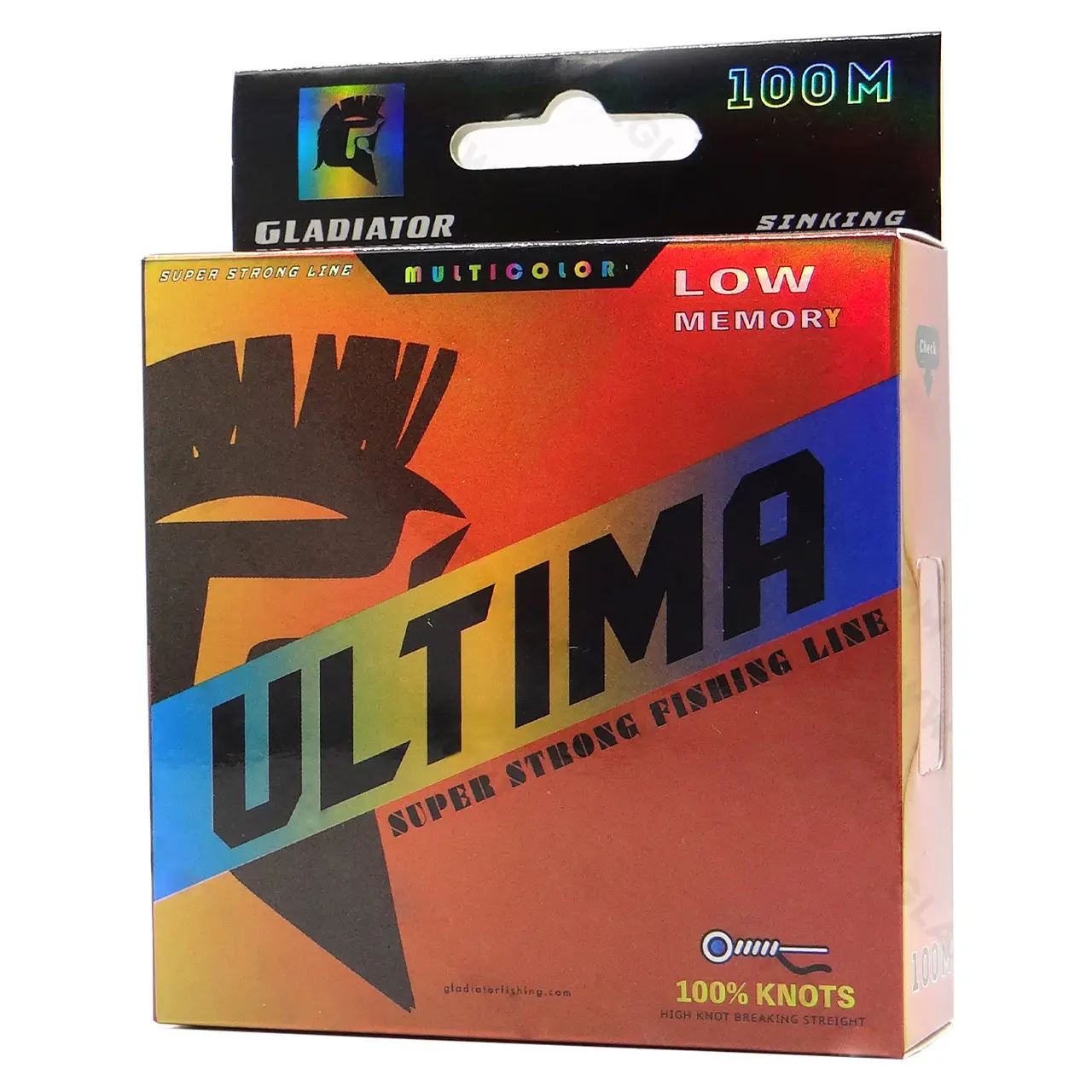 Волосінь Gladiator Ultima Multicolor 100m 0.28mm, фото 1