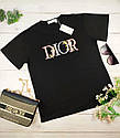 Стильна жіноча футболка Діор Dior, фото 4