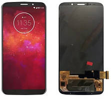 Дисплей Motorola Moto Z3 Play XT1929 модуль в зборі з тачскріном, OLED HC, чорний