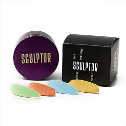 Набір бігуді силіконових Sculptor Open look Mix 4 пари, кольорові